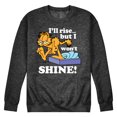 thumbnail image 1 of Garfield - Rise But Won't Shine - Men's Crew Neck Fleece Pullover, 1 of 1