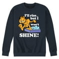 thumbnail image 1 of Garfield - Rise But Won't Shine - Men's Crew Neck Fleece Pullover, 1 of 5