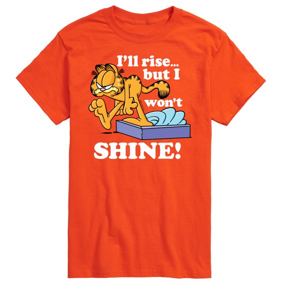 Garfield - Rise But Won't Shine - Men's Short Sleeve Graphic T-Shirt