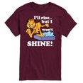 thumbnail image 1 of Garfield - Rise But Won't Shine - Men's Short Sleeve Graphic T-Shirt, 1 of 5