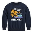 thumbnail image 1 of Garfield - Rise But Won't Shine - Toddler And Youth Crewneck Fleece Sweatshirt, 1 of 5