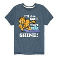 thumbnail image 1 of Garfield - Rise But Won't Shine - Toddler And Youth Short Sleeve Graphic T-Shirt, 1 of 5