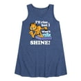thumbnail image 1 of Garfield - Rise But Won't Shine - Toddler and Youth Girls A-line Dress, 1 of 5