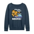 thumbnail image 1 of Garfield - Rise But Won't Shine - Women's Lightweight French Terry Long Sleeve Shirt, 1 of 5