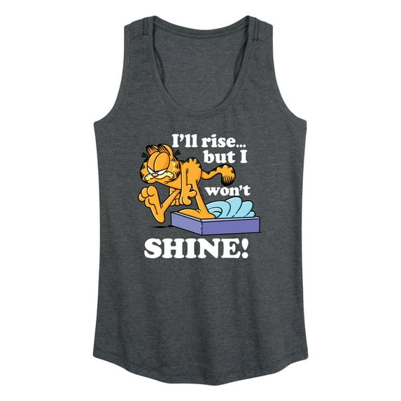 Garfield - Rise But Won't Shine - Women's Racerback Tank Top