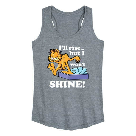 Garfield - Rise But Won't Shine - Women's Racerback Tank Top
