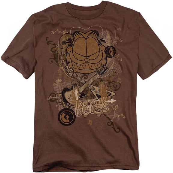 Garfield T-Shirt Rock Rules Unisex Graphic Tee For Men & Women