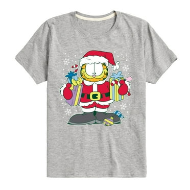 Garfield - Santa - Toddler and Youth Short Sleeve Graphic T-Shirt