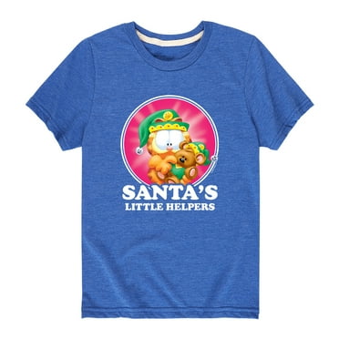 Garfield - Santas Little Helpers  - Toddler And Youth Short Sleeve Graphic T-Shirt