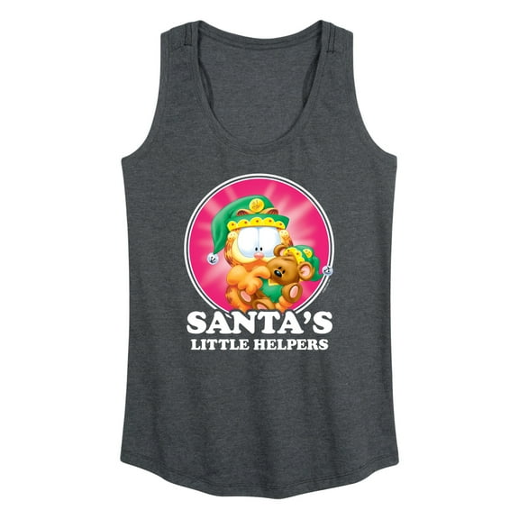 Garfield - Santas Little Helpers - Women's Racerback Tank Top