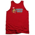 thumbnail image 1 of Garfield School Rules Adult Tank Top Red, 1 of 1