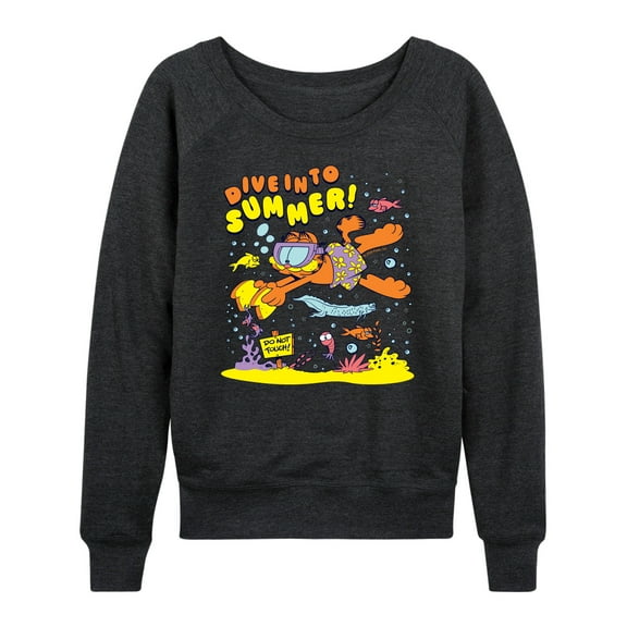 Garfield - Scuba Garf - Women's French Terry Long Sleeve Shirt