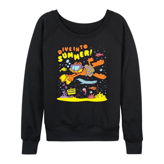 Garfield - Scuba Garf - Women's French Terry Long Sleeve Shirt