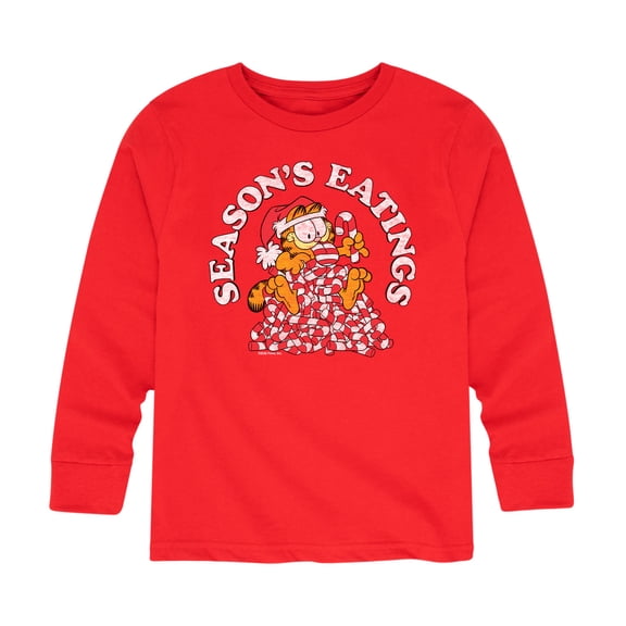 Garfield - Seasons Eatings  - Toddler And Youth Long Sleeve Graphic T-Shirt