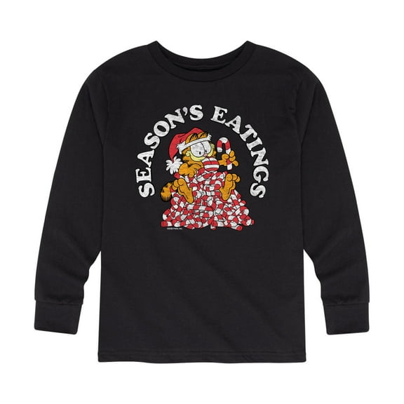 Garfield - Seasons Eatings  - Toddler And Youth Long Sleeve Graphic T-Shirt