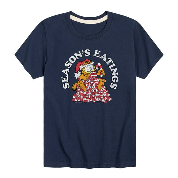 Garfield - Seasons Eatings  - Toddler And Youth Short Sleeve Graphic T-Shirt