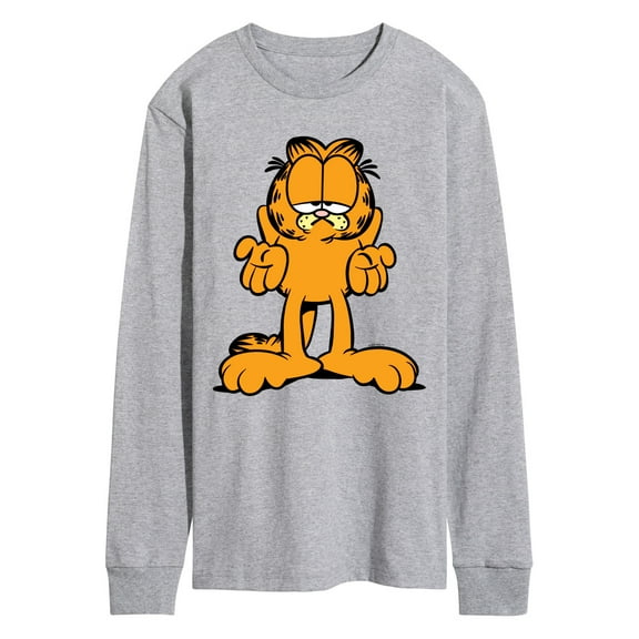 Garfield - Shrug - Men's Long Sleeve Graphic T-Shirt