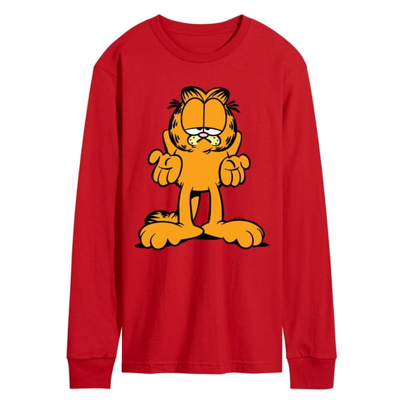 Garfield - Shrug - Men's Long Sleeve Graphic T-Shirt