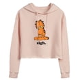 thumbnail image 1 of Garfield - Sigh Garfield - Juniors Cropped Pullover Hoodie, 1 of 5