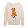 thumbnail image 1 of Garfield - Sigh Garfield - Women's Lightweight French Terry Long Sleeve Shirt, 1 of 5