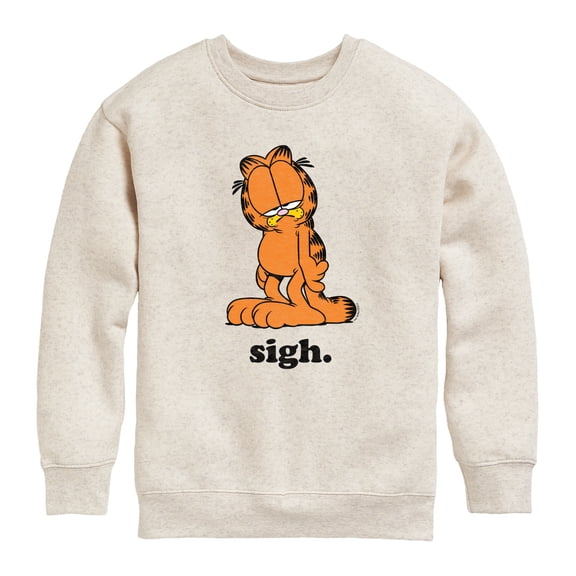 Garfield - Sigh - Toddler & Youth Crewneck Fleece Sweatshirt