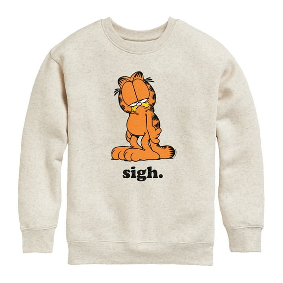 Garfield - Sigh - Toddler & Youth Crewneck Fleece Sweatshirt