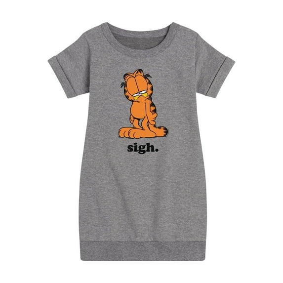 Garfield - Sigh - Toddler & Youth Girls Fleece Dress