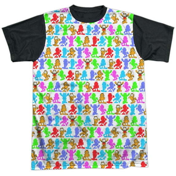 Garfield Silhouettes Mens Sublimation Shirt