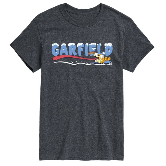 Garfield - Sled - Men's Short Sleeve Graphic T-Shirt