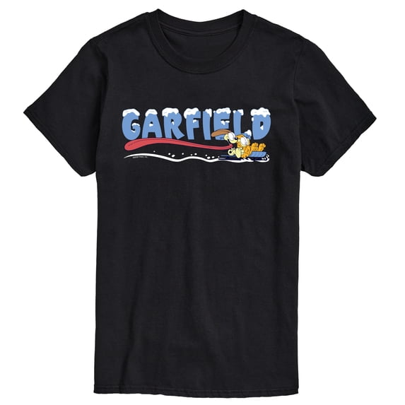 Garfield - Sled - Men's Short Sleeve Graphic T-Shirt