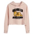 thumbnail image 1 of Garfield - Sleeping Athletics - Juniors Cropped Pullover Hoodie, 1 of 5