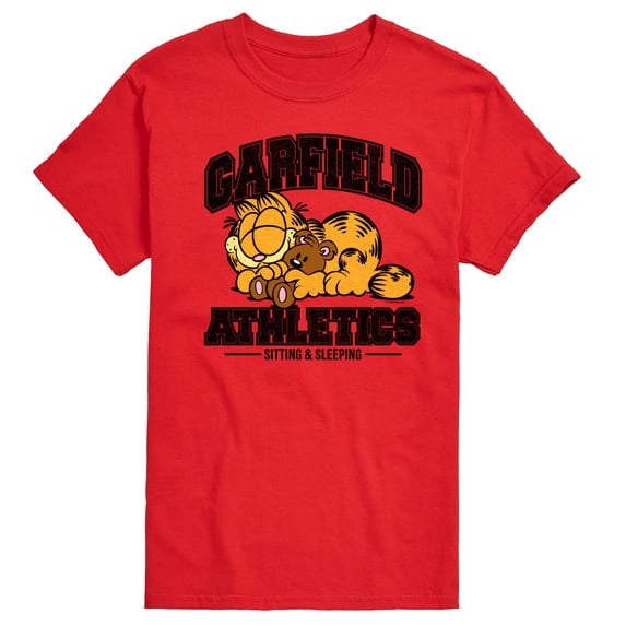 Garfield - Sleeping Athletics - Men's Short Sleeve Graphic T-Shirt