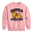 thumbnail image 1 of Garfield - Sleeping Athletics - Toddler & Youth Crewneck Fleece Sweatshirt, 1 of 4