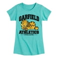 thumbnail image 1 of Garfield - Sleeping Athletics - Toddler & Youth Girls Short Sleeve Graphic T-Shirt, 1 of 5
