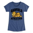 thumbnail image 1 of Garfield - Sleeping Athletics - Toddler & Youth Girls Short Sleeve Graphic T-Shirt, 1 of 5