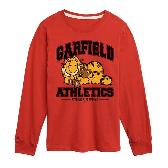 Garfield - Sleeping Athletics - Toddler & Youth Long Sleeve Graphic T-Shirt