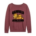 thumbnail image 1 of Garfield - Sleeping Athletics - Women's Lightweight French Terry Long Sleeve Shirt, 1 of 5