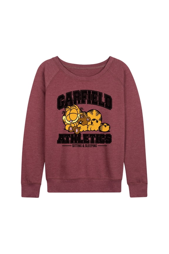 - Sleeping Athletics - Women's Lightweight French Terry Long Sleeve Shirt