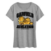 GARFIELD - Sleeping Athletics - Women's Short Sleeve Graphic T-Shirt