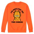 thumbnail image 1 of Garfield - Smiling On The Inside - Men's Crew Neck Fleece Pullover, 1 of 1
