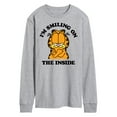 thumbnail image 1 of Garfield - Smiling On The Inside - Men's Long Sleeve T-Shirt, 1 of 5
