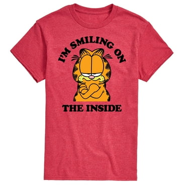 Garfield - Smiling On The Inside - Men's Short Sleeve Graphic T-Shirt