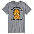 thumbnail image 1 of Garfield - Smiling On The Inside - Men's Short Sleeve Graphic T-Shirt, 1 of 5