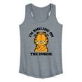 thumbnail image 1 of Garfield - Smiling On The Inside - Women's Racerback Tank Top, 1 of 5