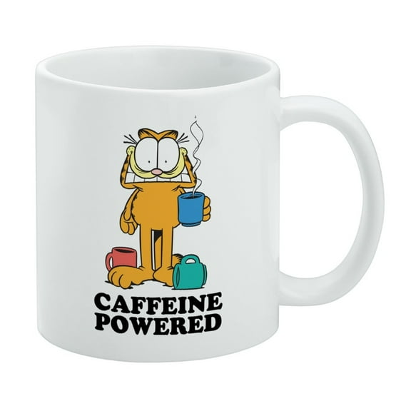 Garfield Solar Powered Caffine Powered White Mug