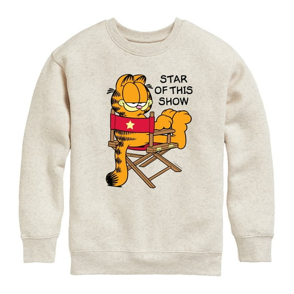 Garfield - Star Of This Show - Toddler & Youth Crewneck Fleece Sweatshirt