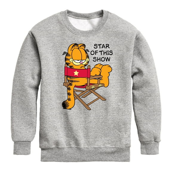Garfield - Star Of This Show - Toddler & Youth Crewneck Fleece Sweatshirt