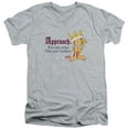 thumbnail image 1 of Garfield - State Your Business - Slim Fit V Neck Shirt - Large, 1 of 2