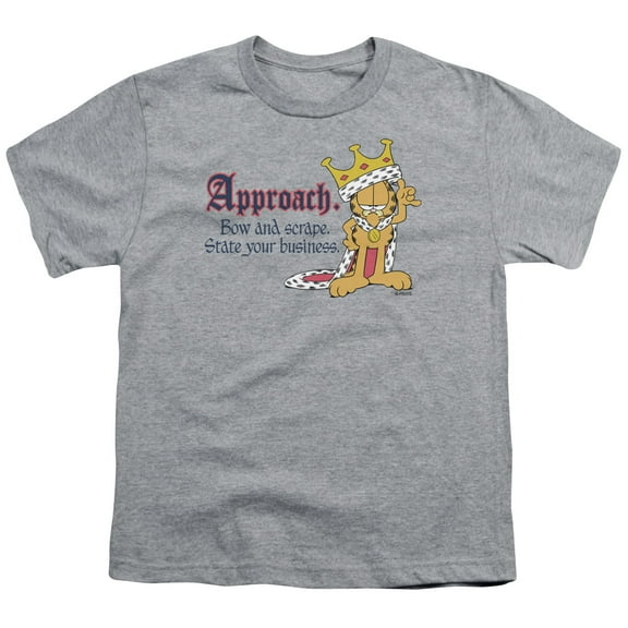 Garfield - State Your Business - Youth Short Sleeve Shirt - Medium