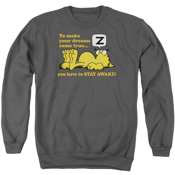 Garfield - Stay Awake - Crewneck Sweatshirt - Small